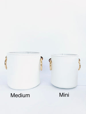 Medium Leather Container