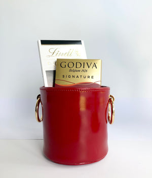 Medium Leather Container